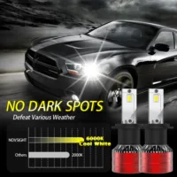 Heyword 2Pcs Car Headlight H4 H7 LED H11 9005 9006 H1 Auto Bulbs 390W 129000LM Light Lamp 6000K 12V Led Headlight Bulbs 5