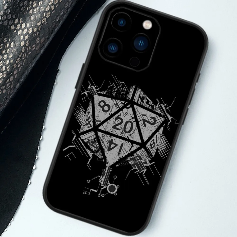 D-Dungeons Dragons game Phone Case For Samsung Galaxy S22 S23 S24 Ultra S20 Lite Note 20 Black Shell