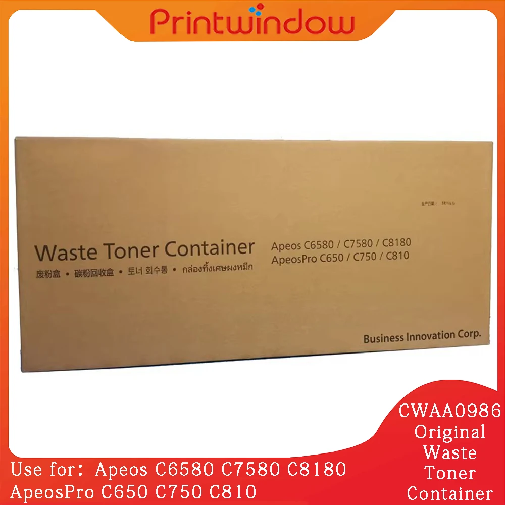 

CWAA0986 Оригинальный новый контейнер для отработанного тонера для Xerox Apeos C6580 C7580 C8180 ApeosPro C650 C750 C810, бункер для отработанного тонера