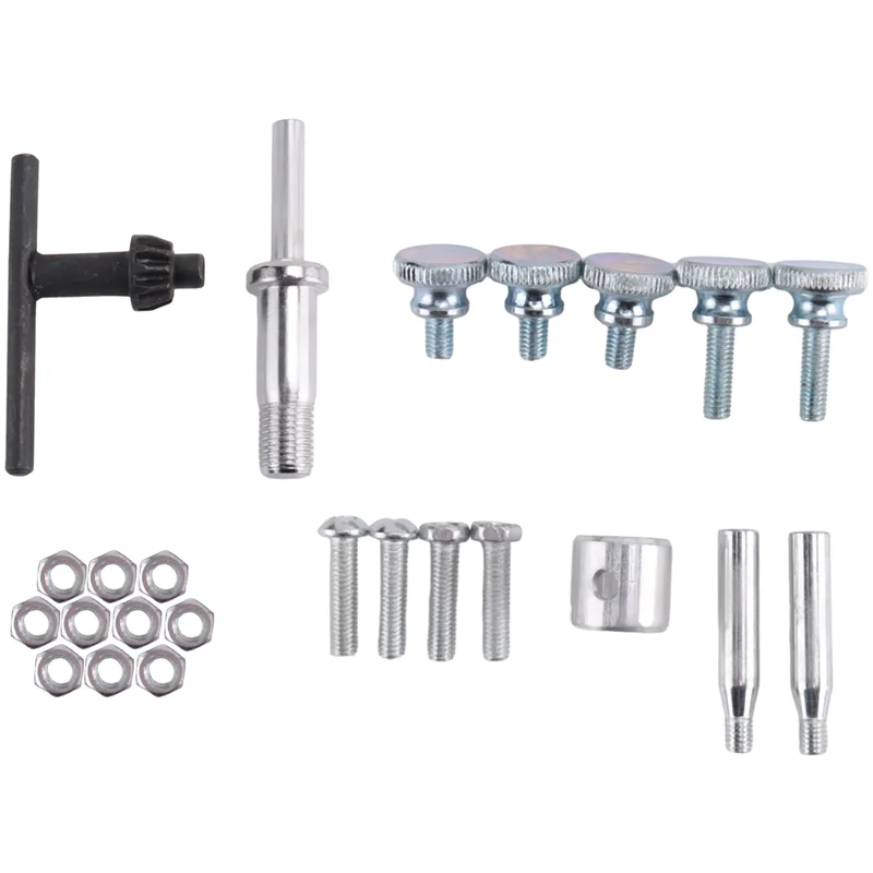 woodworking-drill-guide-adjustable-drilling-template-plastic-metal-28x10cm-hole-punch-locator-for-diy-[97lemons]