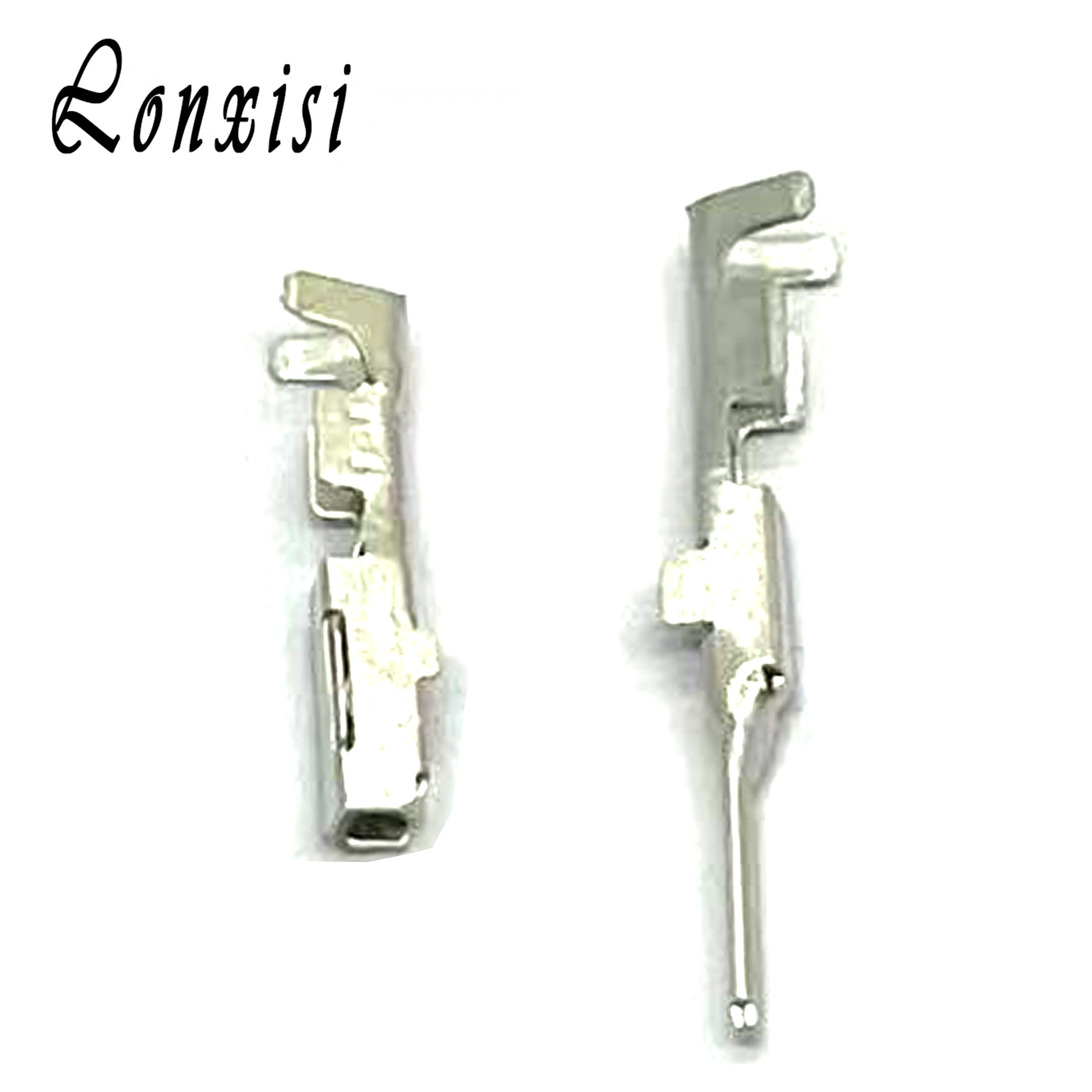 

20/50/100/200 Pcs Automotive Electrical Connector Pins DJ621-F1.2A Copper Nickel-Plated Tin Crimping Terminal Non-Insulated