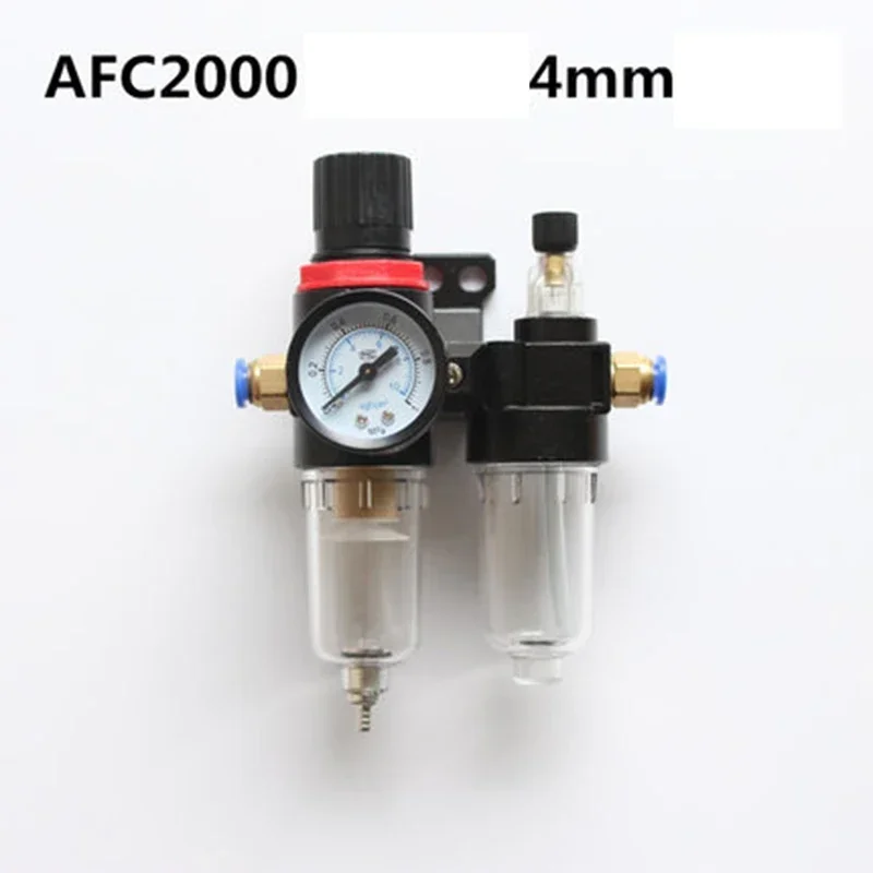 G1/4 "منفذ AFC2000 وحدة معالجة ضاغط الهواء فاصل المياه الزيتية منظم FRL مزيج الاتحاد تصفية البخاخة التشحيم #3