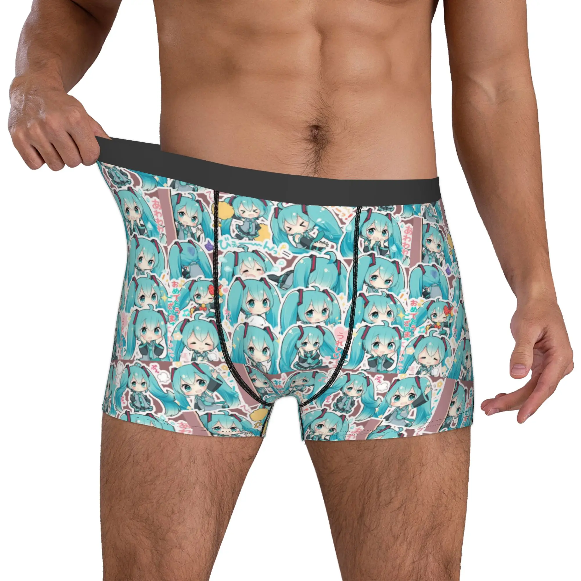 cuecas-boxer-masculinas-personalizadas-com-estampa-de-desenhos-animados-h-hatsuned-m-mikus-novidade-em-roupa-Intima