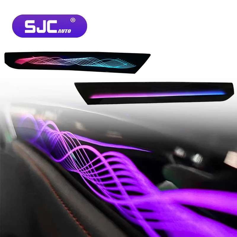 NewSJC Upgraded 64 Ambient Light Car Interior Dynamic LED Symphony Atmospheric Light Kit for Lexus RX 2016-2022 Models