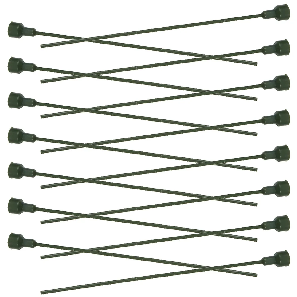 15 قطعة أنابيب المياه البلاستيكية زهرة 15 سنتيمتر ملحقات الجذعية المرنة Diy بها بنفسك ترتيبات الأزهار لوازم الديكور الزفاف #4