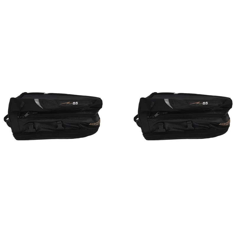 

2X RR 9014 Rear Motorcycle Sport Seat Back Pouch Tail Car Bags Motorcycle Tail Bag Waterproof Bag