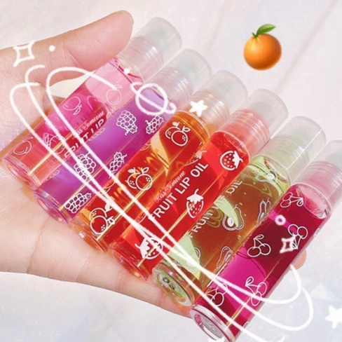Rodillo hidratante aceite de labios lápiz labial hidratante transparente aceite de labios de aguacate de fruta líquida para una nutrición duradera