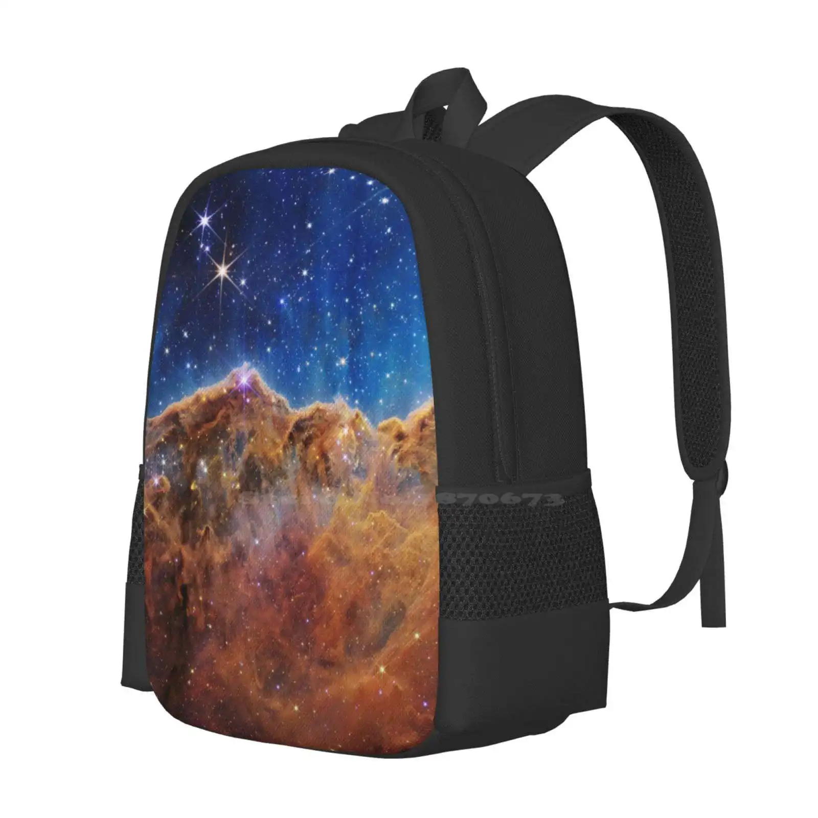 Carina Nebula School Bag Big Capacity Backpack Laptop Jwst Webb James Web Space Telescope Nebula