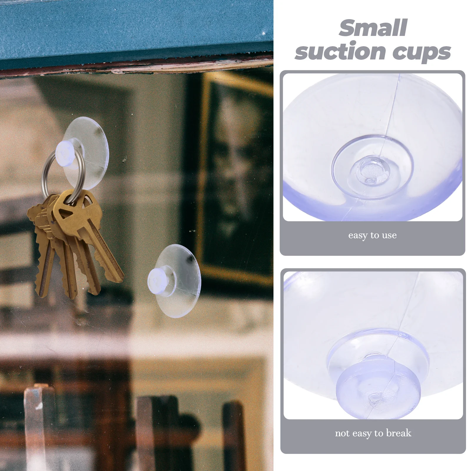 100pcs Suction Cups Hooks Glass Top Table Suction Cups Mini Suction Cup Hanger Pads small suction cups