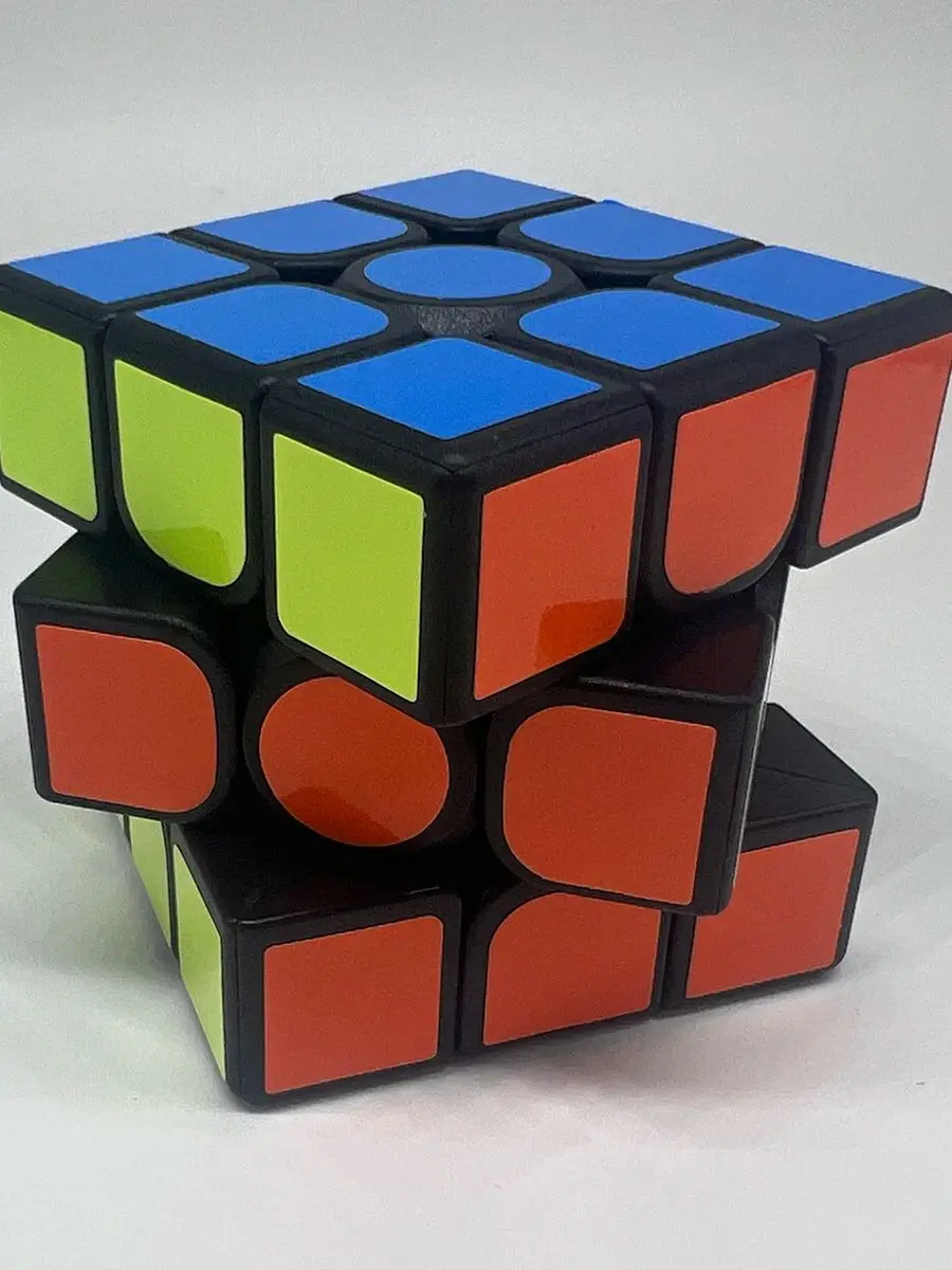 Magiczna kostka 3x3 naklejka magiczna kostka zabawa odprężenie mózg stymulujący zabawki edukacyjne Puzzle dla dzieci konkurs zabawka prezent — zdjęcie 2