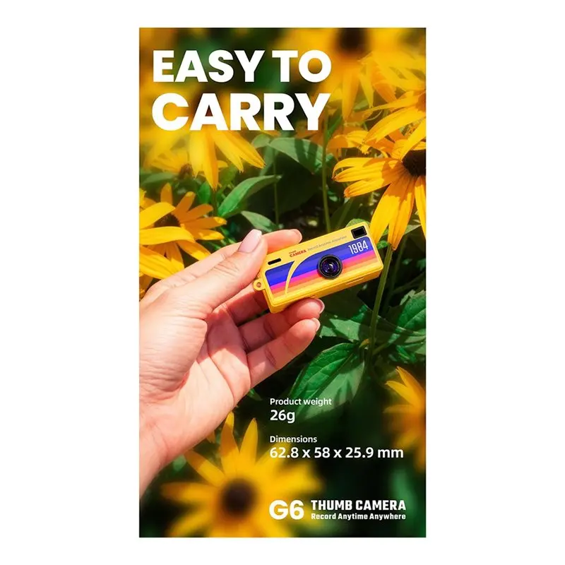 【تخفيضات سريعة】حقيبة ظهر مثالية لكاميرا الإبهام الصغيرة بدقة 1080 بكسل مع شاشة 0.96 بوصة للتصوير الفوتوغرافي وسهل تحميل الصور #6