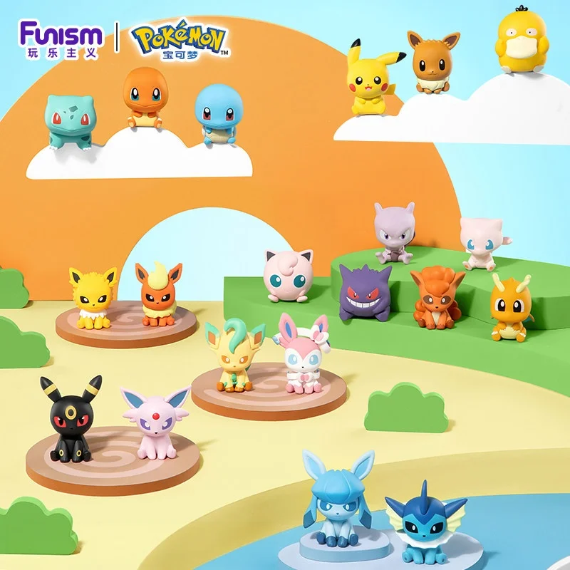 Funism Pokémon Eevee Family Action Figure Umbreon Leafeon Glaceon Collectible Desktop Decoration Toy For Anime Fans - view 4
