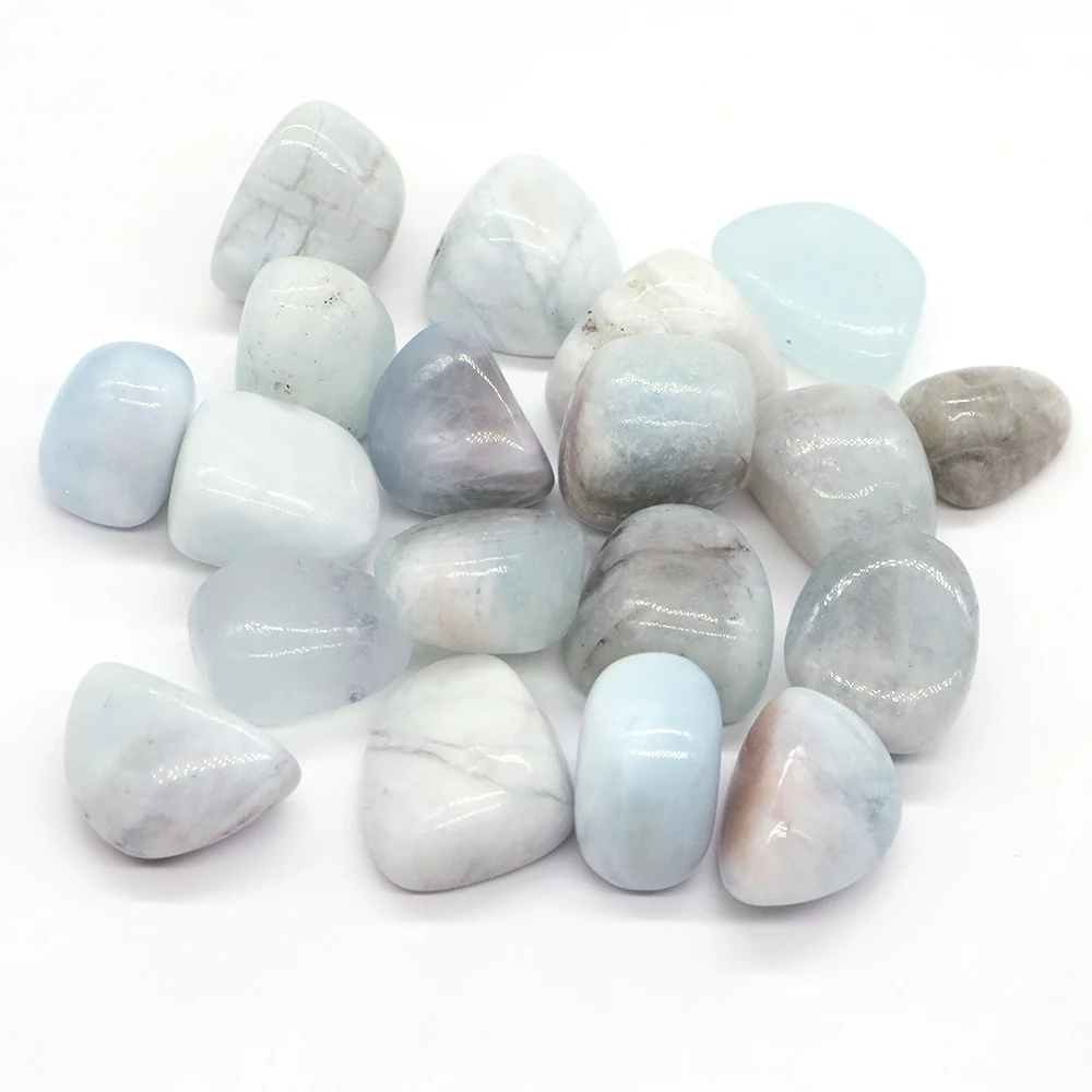 Natural Aquamarine Tumbled Stones, Bulk Ore Gravel Specimen, Crystals Quartz, Energy Minerals, Tank Aquarium, Home Decor