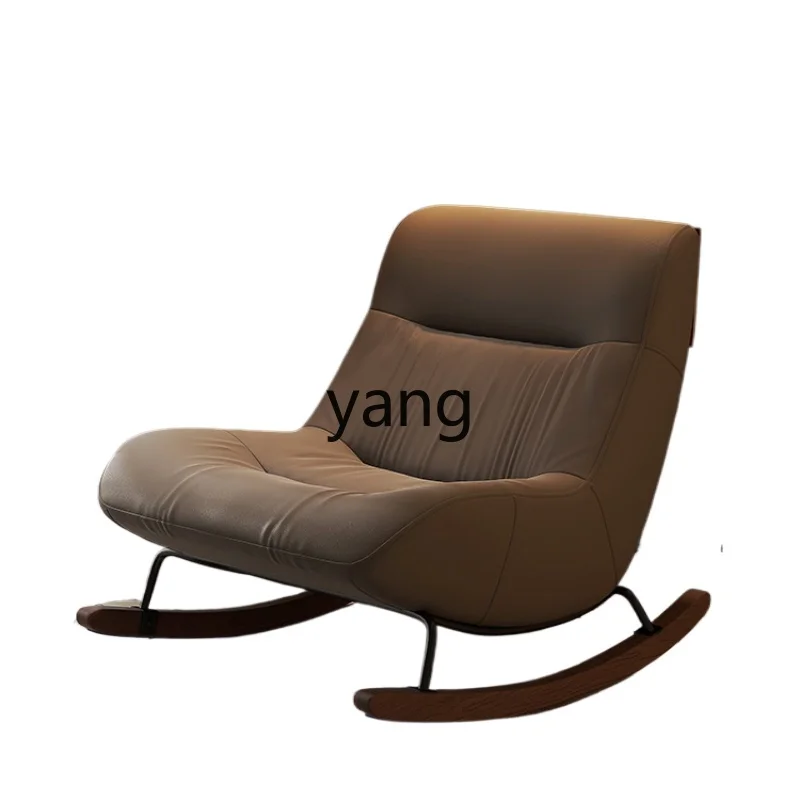 

LM, M Home Balcony Leisure Chair Living Room Light Luxury High-End Rocking Chair Single Sofa Lazy Bone Chair