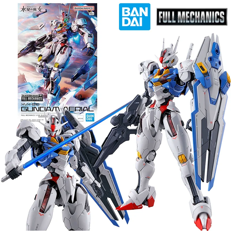 

Bandai FM 1/100 Gundam Aerial Gundam The Witch From Mercury 20Cm Anime Original Action Figure Model Assemble Toy Gift Collection