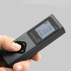 Xiaomi RONGUAN 2 in 1 Laser Rangefinder Cross Line Casting LR1 Digital Inclinometer Angle Measure Laser Level Ruler Measure Tool