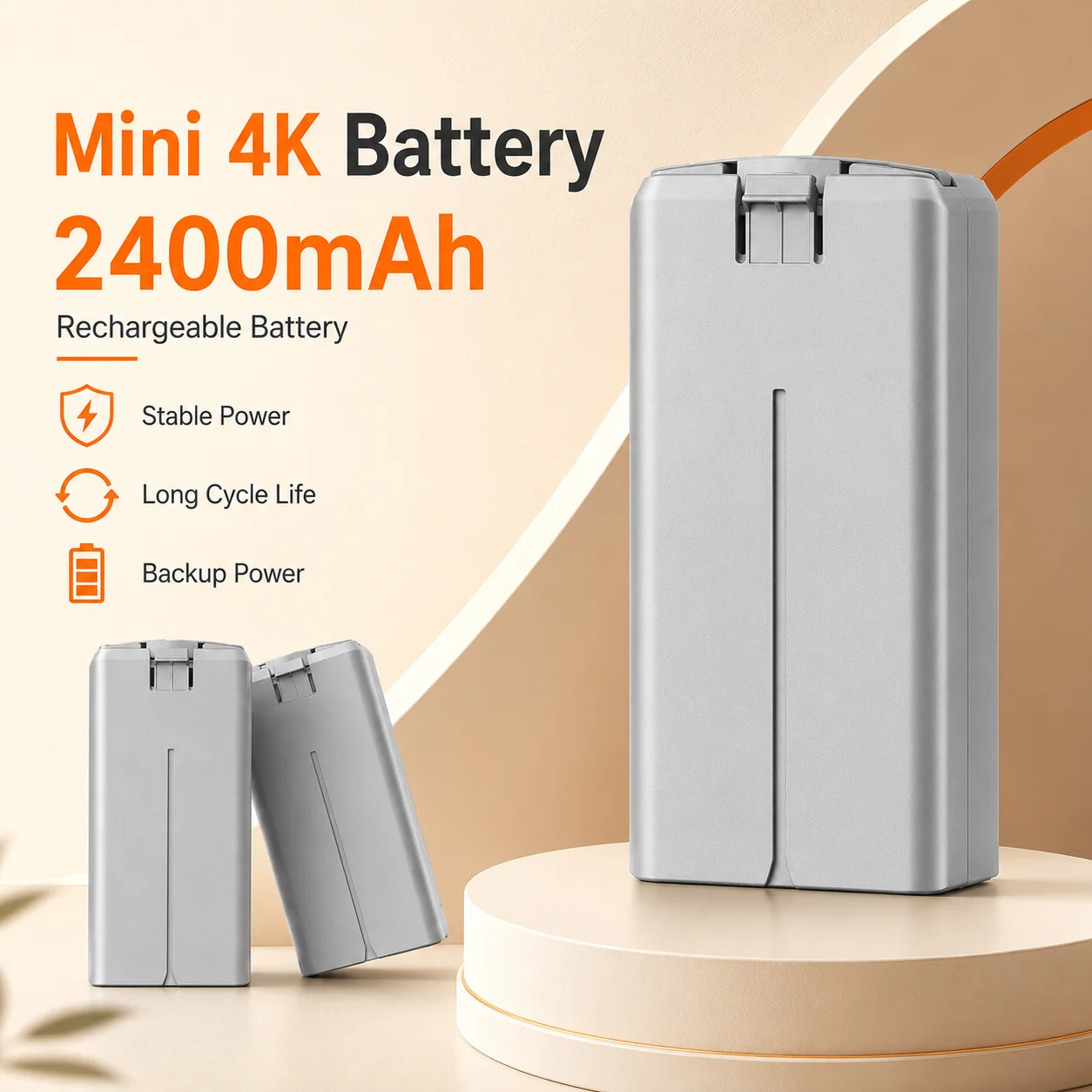 2400mAh 7.7V LiPo Intelligent Flight Battery for DJI Mini 4K Mini 2 SE Mini SE Drone Replacement Charging Hub Kit