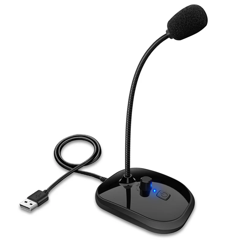 M07K-USB Computer Microphone Desktop Microphone Recording Live Desktop Wired Capacitor