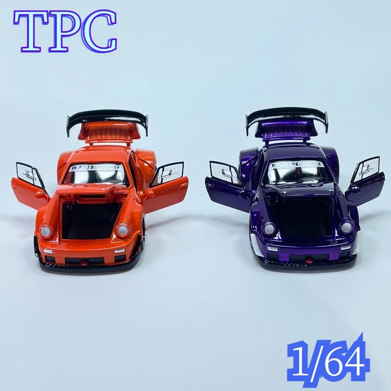 FG*TPC Customized Model 1:64 Alloy RWB930 Full Open Simulation Car Model Stand Piece Collection Gift For Boys