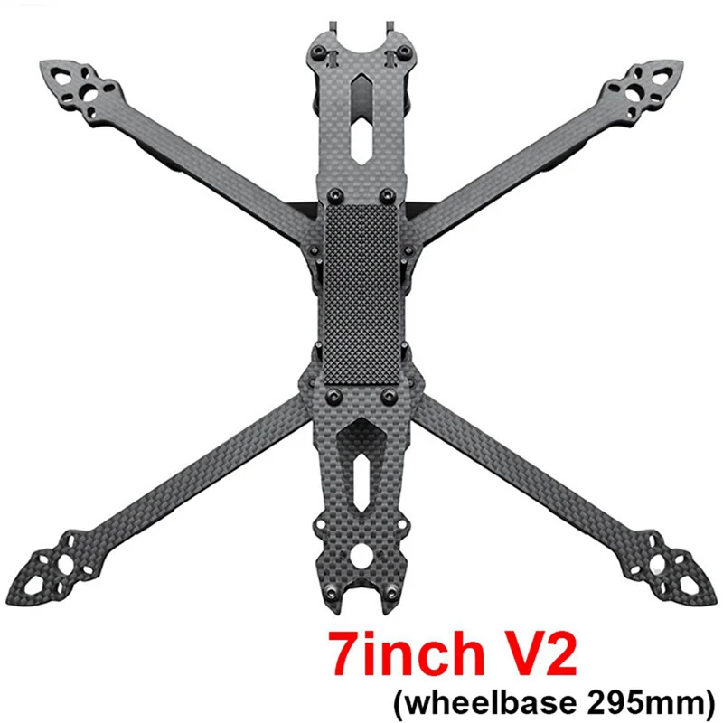 CS-For Mark 4 V2 7Inch FPV Carbon Fiber Frame 295Mm For Mark4 FPV Racing Drone Quadcopter Freestyle Frame Kit Easy To Use