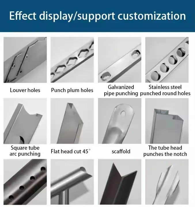 الصحافة الهيدروليكية لوح فولاذي الألومنيوم احباط اللكم آلة لكمة الباب الملف الشخصي قطع أنابيب الحفر أنبوب الزاوية الشق #2