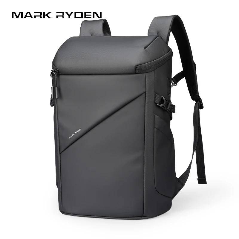 MARK RYDEN Men's Business Laptop Backpack, Anti-theft Waterproof Backpack with Luggage Strap for Work, Travel, Daily