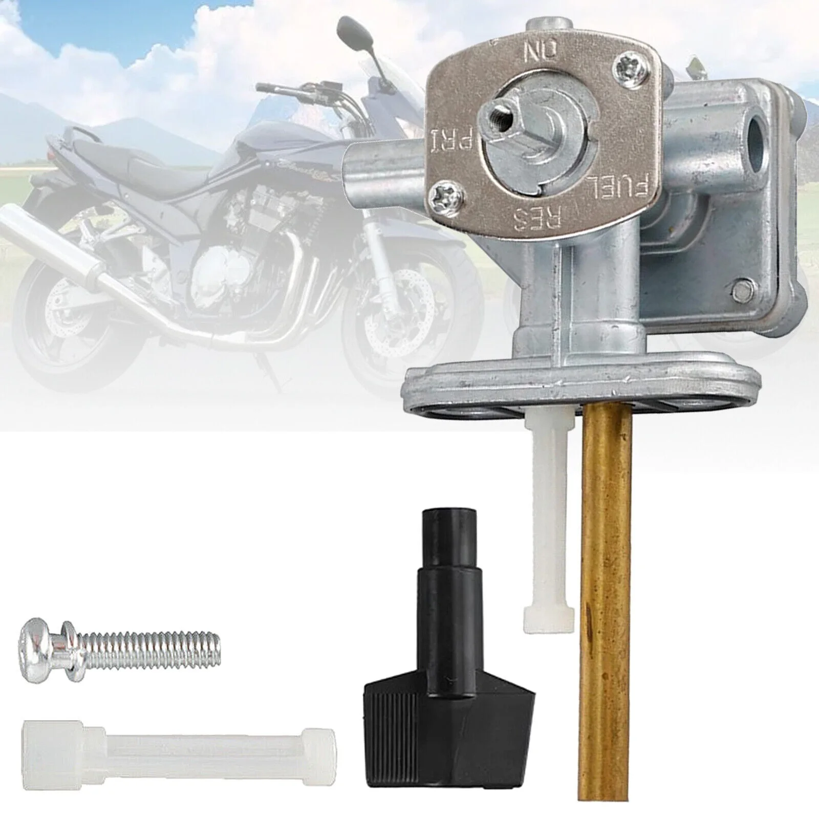 

Fuel Gas Tank Switch Valve Petcock Tap Kit 44300-26E00 44300-26E01 Fit For Suzuki GSF600 GSF1200 Bandit 1996-1999 2000
