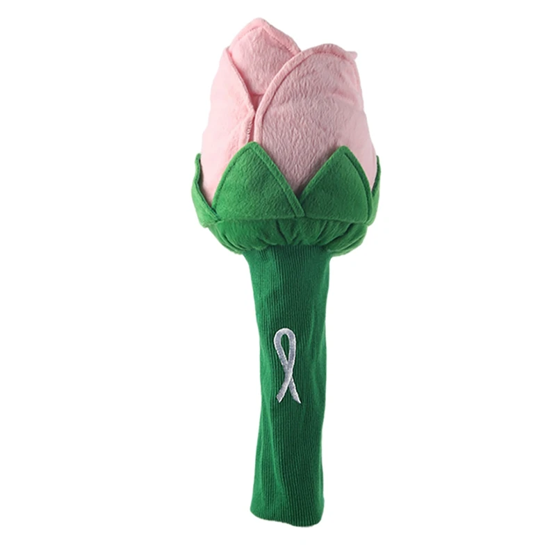 Golf Club Head Covers Rose Flower Shape Golf Club Protective Soft Head Cover For No.1 Driver Wood