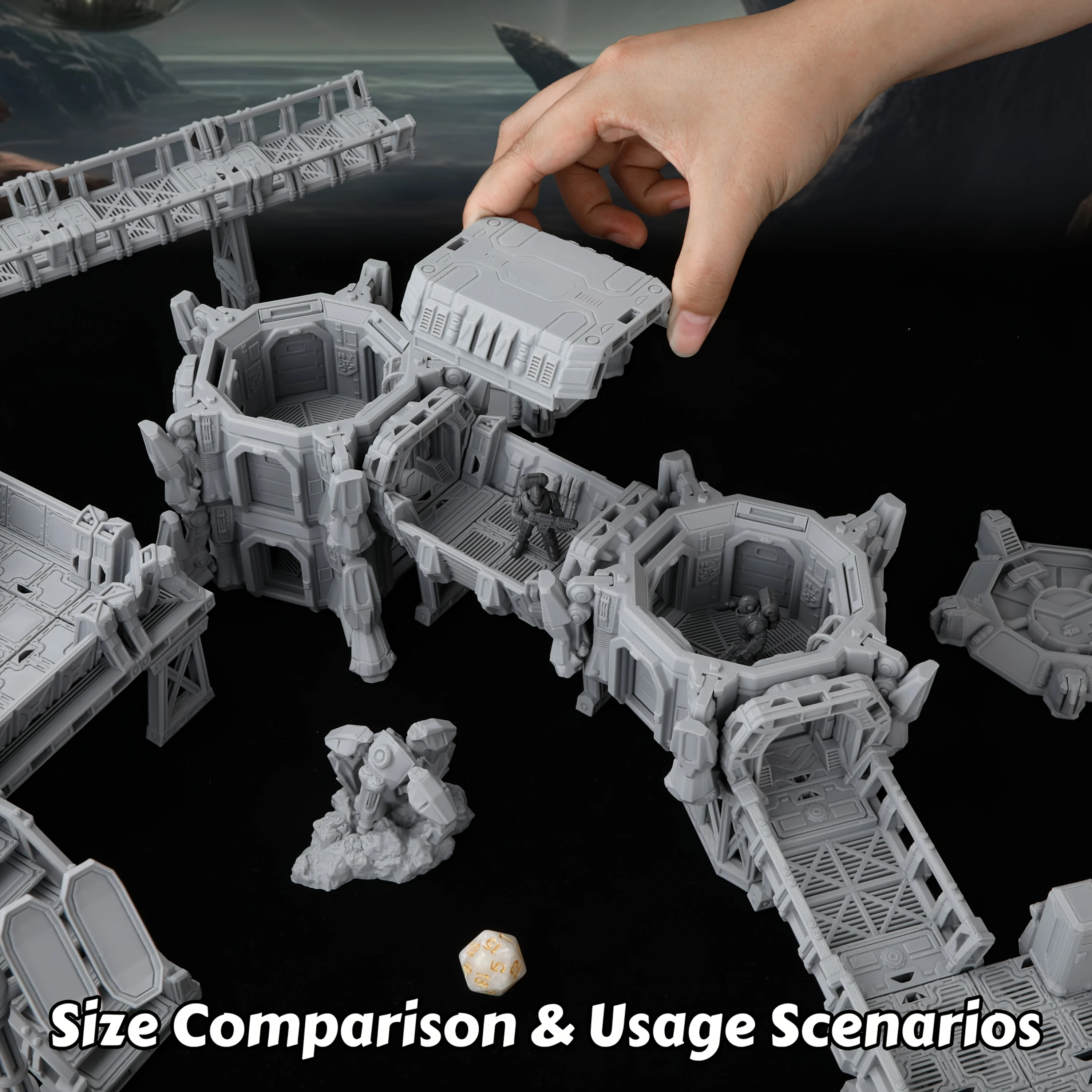 Epical Sci-Fi Terrain Set for  - Miniature Terrain Set ulasan dan harga
