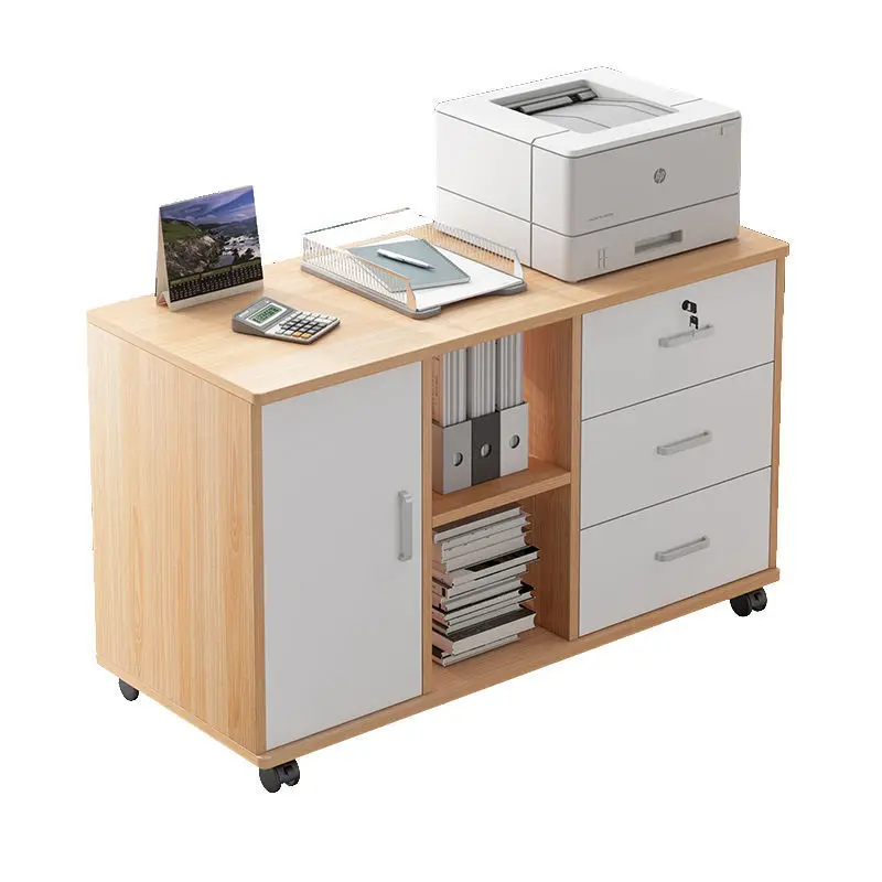 Floor-to-ceiling Office Lock Information  Locker Printer Under Desk Drawer Cabinet Removable Low