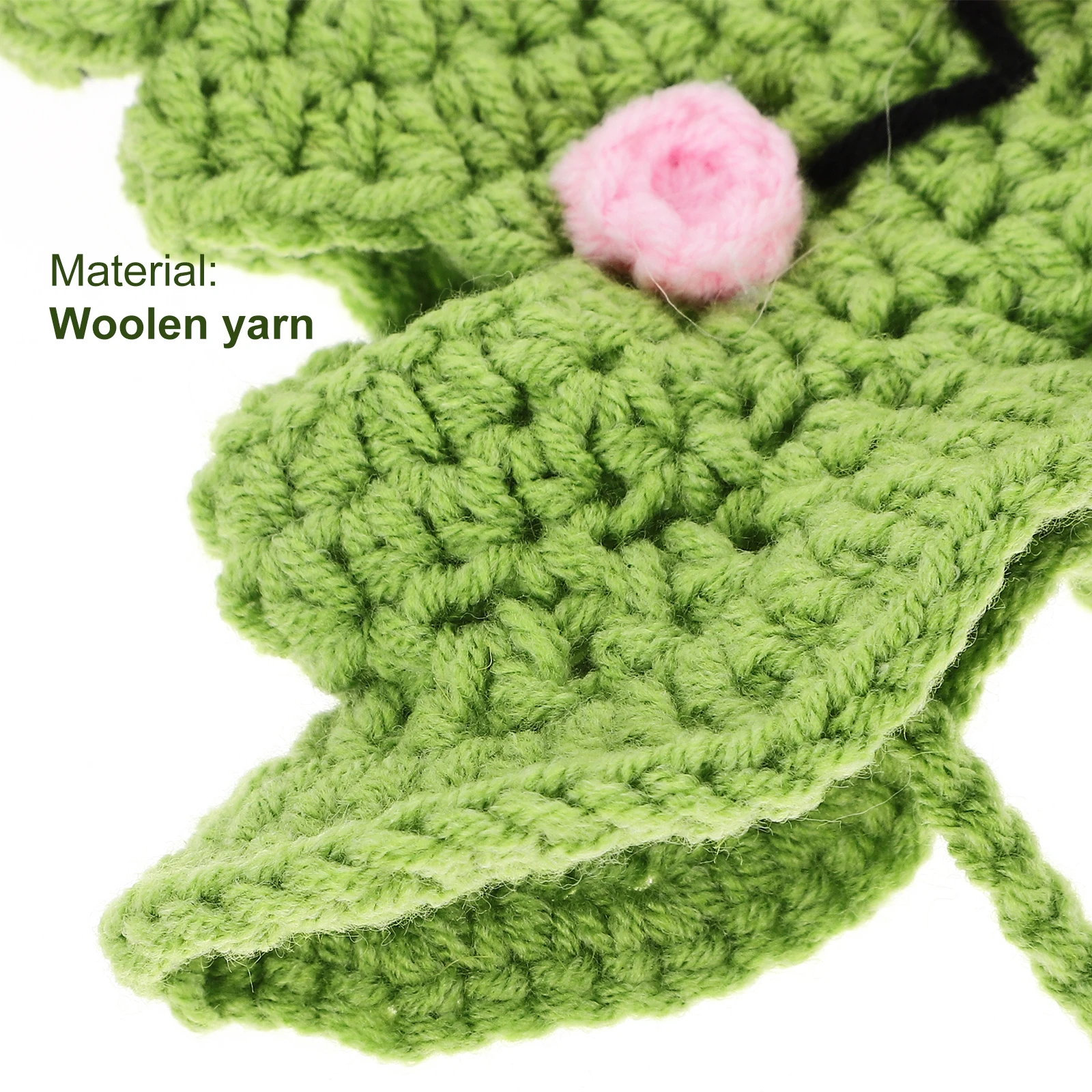 

Frog Cartoon Knitted Cat Hat S Size Halloween Christmas Pet Costume Cap Puppy Dog Cosplay Hat Stylish Headdress Soft Comfortable