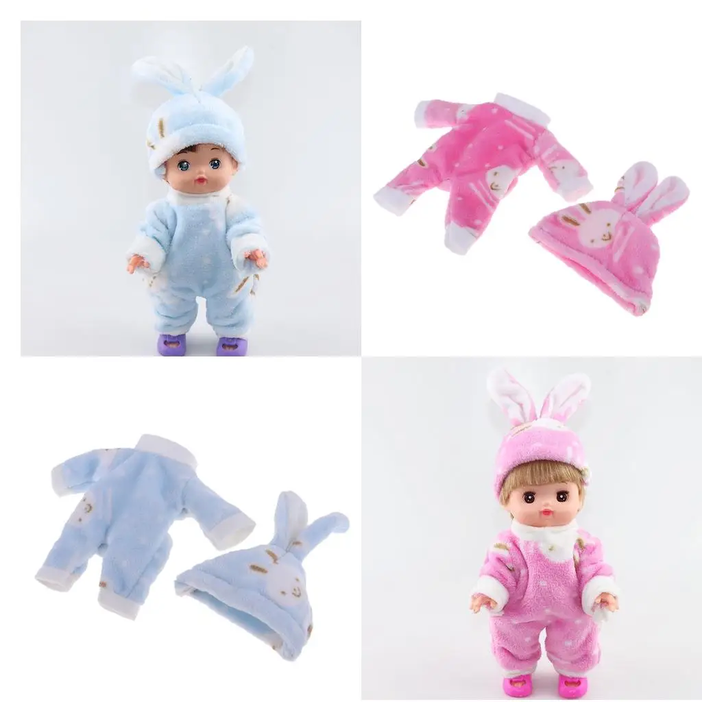 

Плюшевый комбинезон для куклы, комплект одежды со шляпой, аксессуары для кукол Mellchan Reborn Baby Dolls