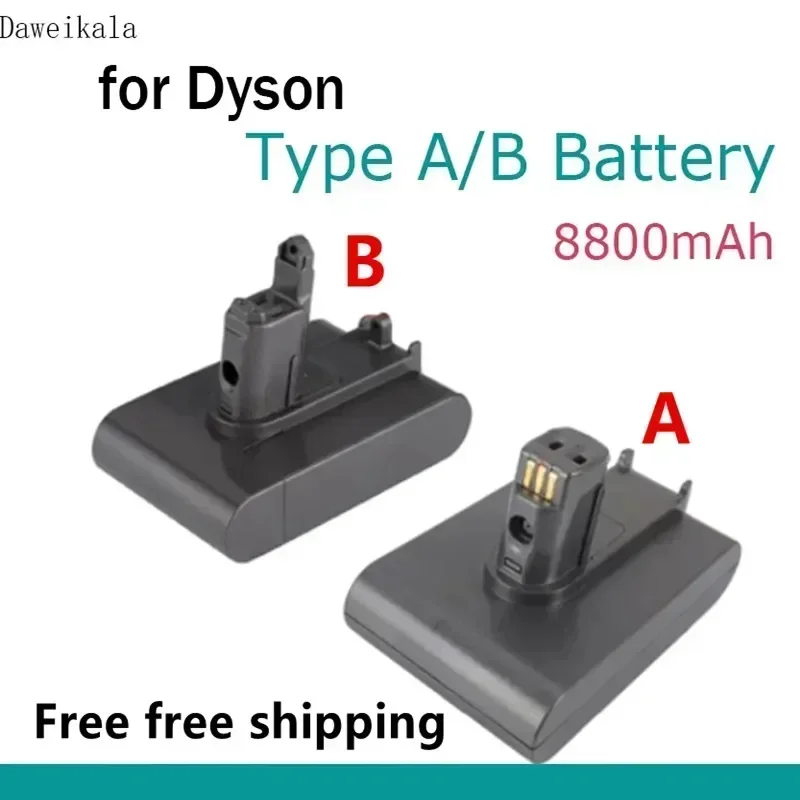 

100% Original 22.2V 28000mAh Li-ion Vacuum Battery A and B for Dyson DC35, DC45 DC31, DC34, DC44, DC31 DC35 28Ah