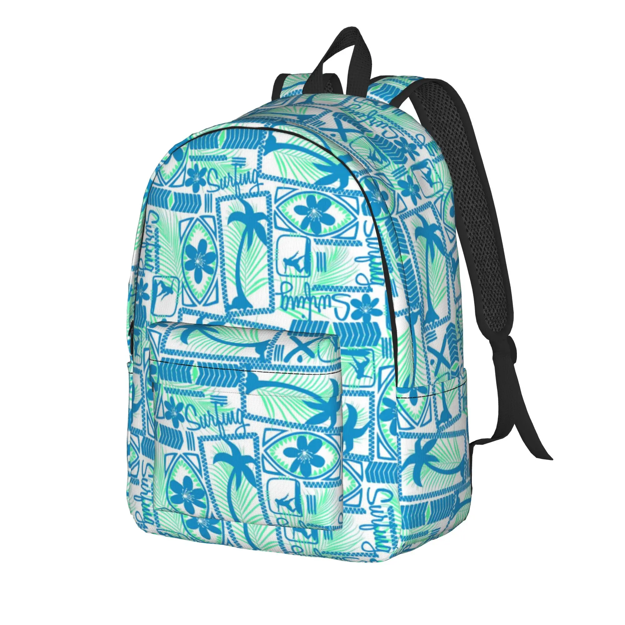Tropical Tribal Surf    Backpack  Elegant Backpacks Unisex Workout Lightweight School Bags Custom Rucksack