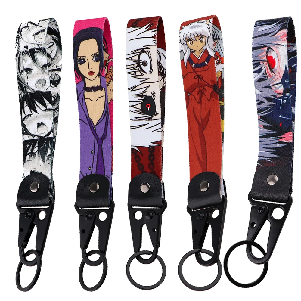 Anime NANA Inuyasha Tokyo Ghoul Eagle Beak Keychain Chains Key Tag for Jewelry Accessory Key Ring Holder Gift