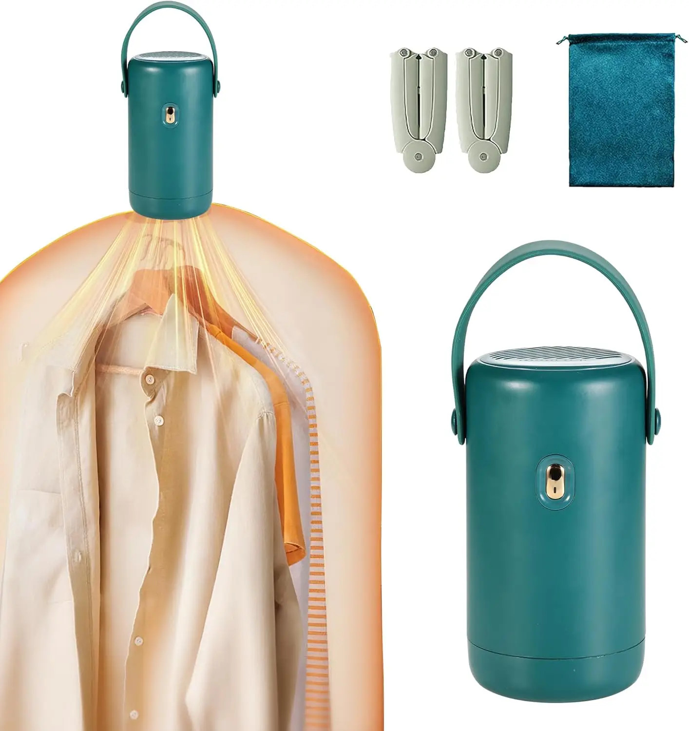 

Portable Mini Foldable Electric Clothes Dryer with Dry Bag for Travel, RV, Home, Apartment, Laundry