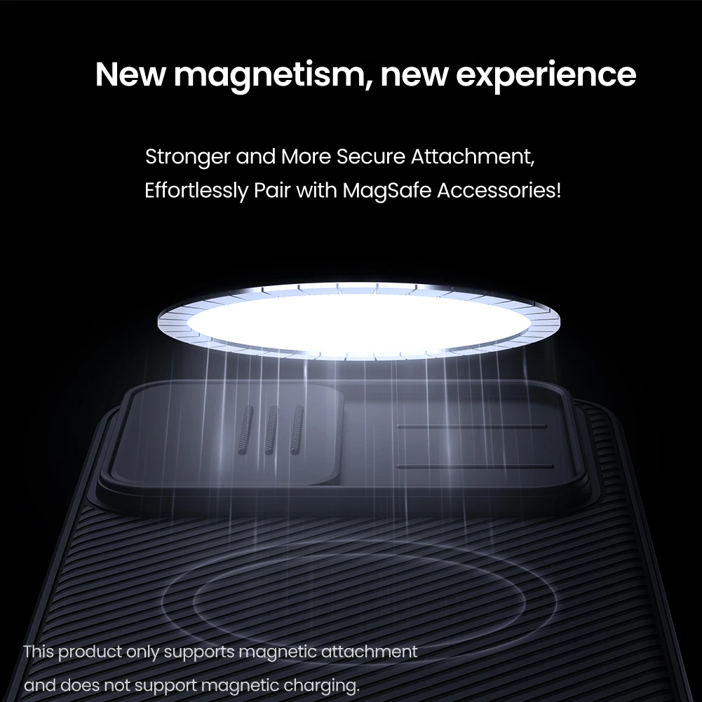 حافظة NILLKIN المغناطيسية لهاتف Xiaomi Poco F7، غطاء كاميرا منزلق، حماية الخصوصية، وسادة هوائية بأربعة زوايا مقاومة للصدمات، مضادة لبصمات الأصابع #6