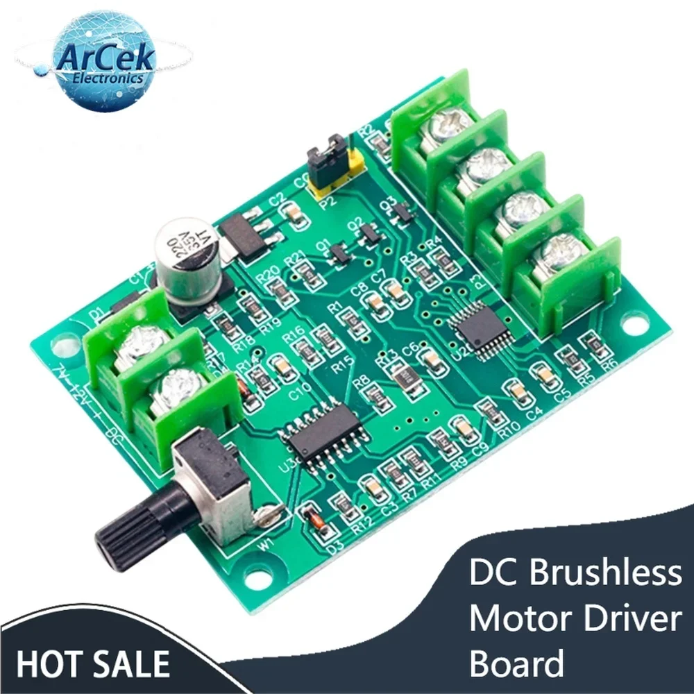 DC Brushless Motor Driver Board Controller With Reverse Voltage Over Current Protection For Hard Drive Motor Module 5V 12V