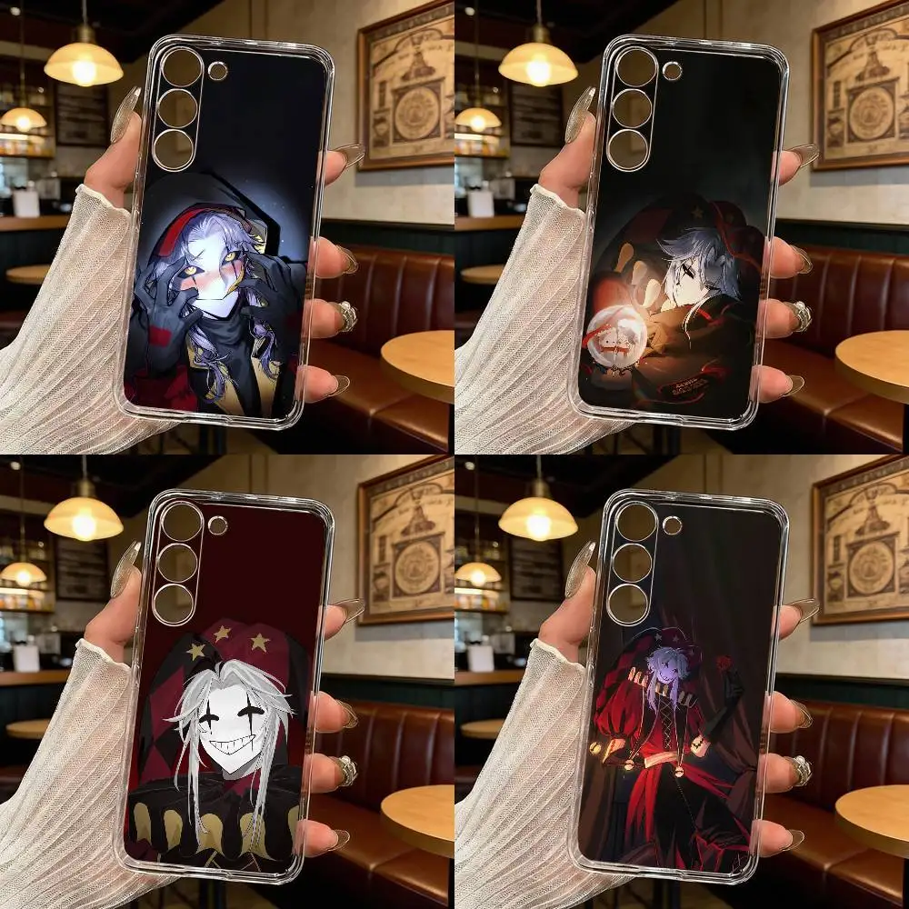 P-Pierrot The S-Silent Clown Phone Case For Samsung Galaxy A71,A70,A52,A51,A40,A30 Transparent Cover