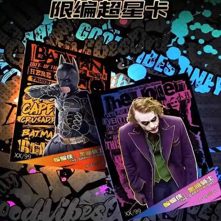 ขายส่ง KAYOU ของแท้ Marvel DC การ์ด Universe Glory Proof of Legend คอลเลกชันการ์ดหายาก Batman Wonder Woman การ์ดตัวละคร