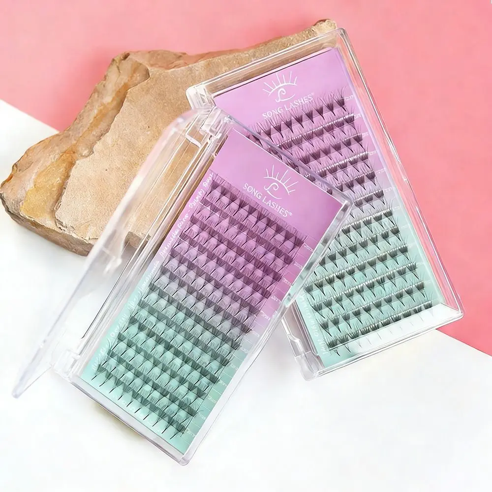 

Beauty Products 6D Volume False Eyelashes 8D Volume PBT Material Artificial Eyelashes Sharp Thin Pointy Base Fans Makeup Artists