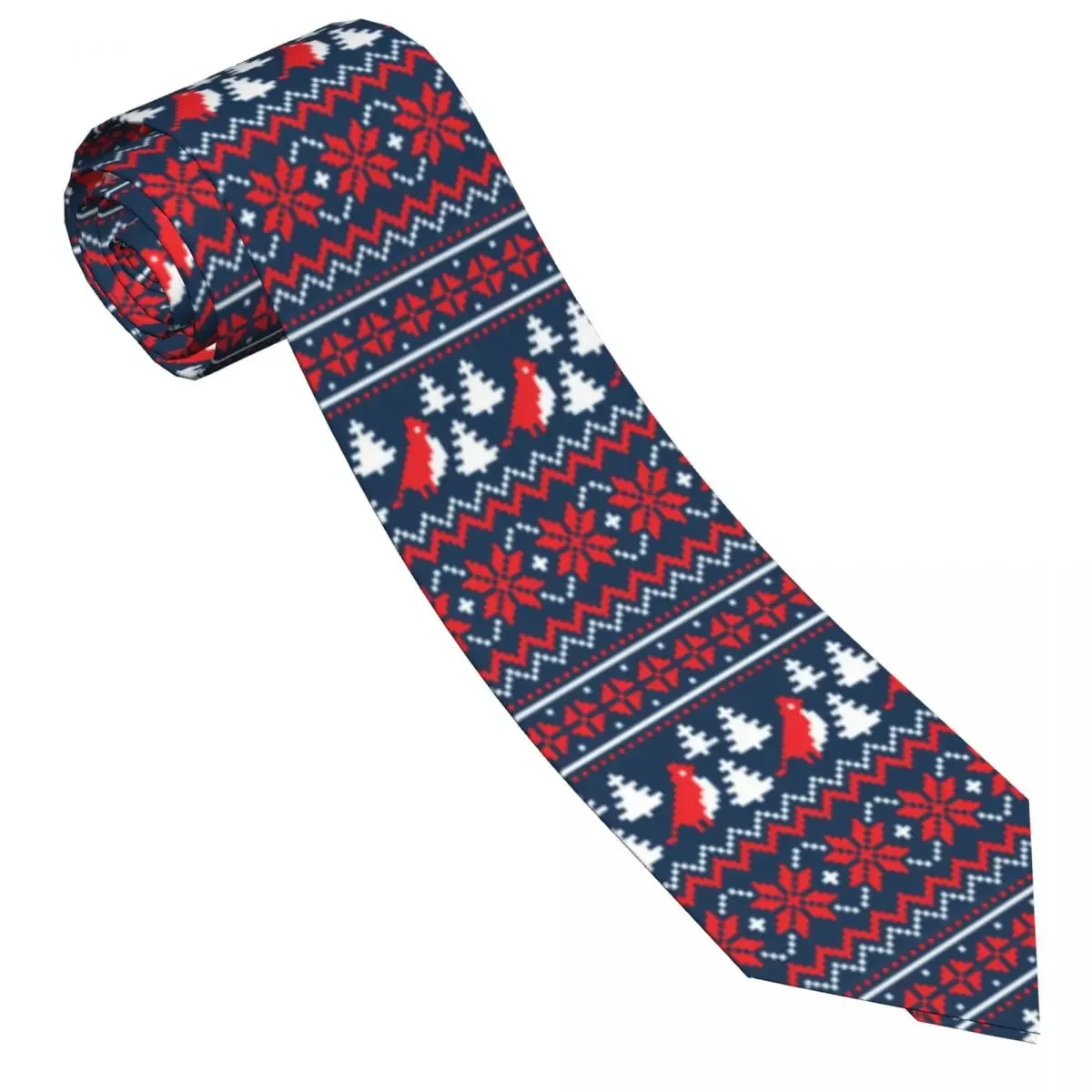 Casual Arrowhead Skinny Knitted Christmas Pattern Necktie Slim Tie For Men Man Accessories Simplicity  Party mal 