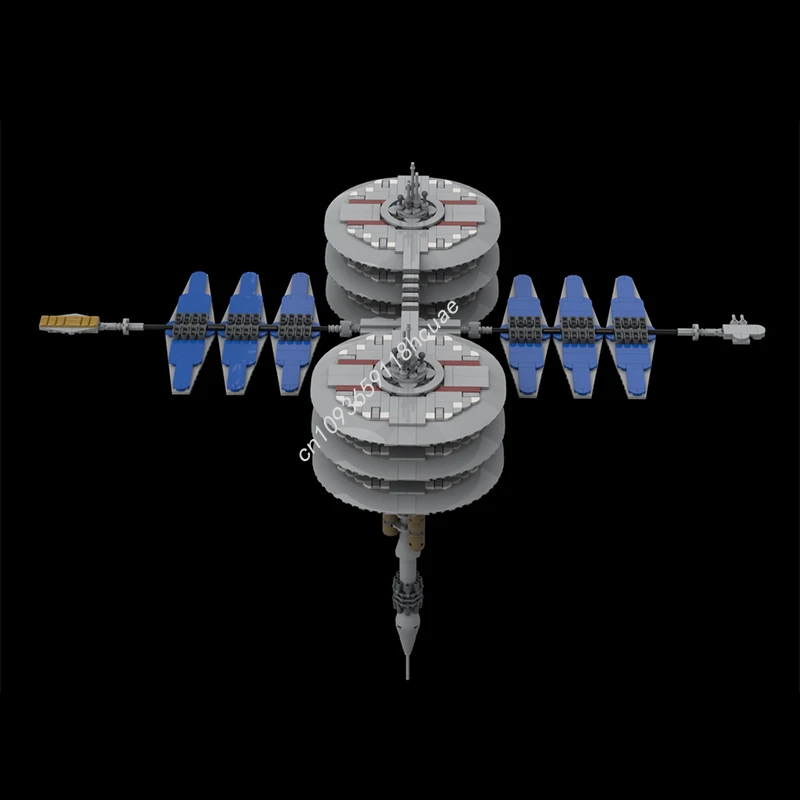 2012pcs MOC Starfleet Jupiter Station Space Model Building blocks idea Education Architecture toys Christmas gifts