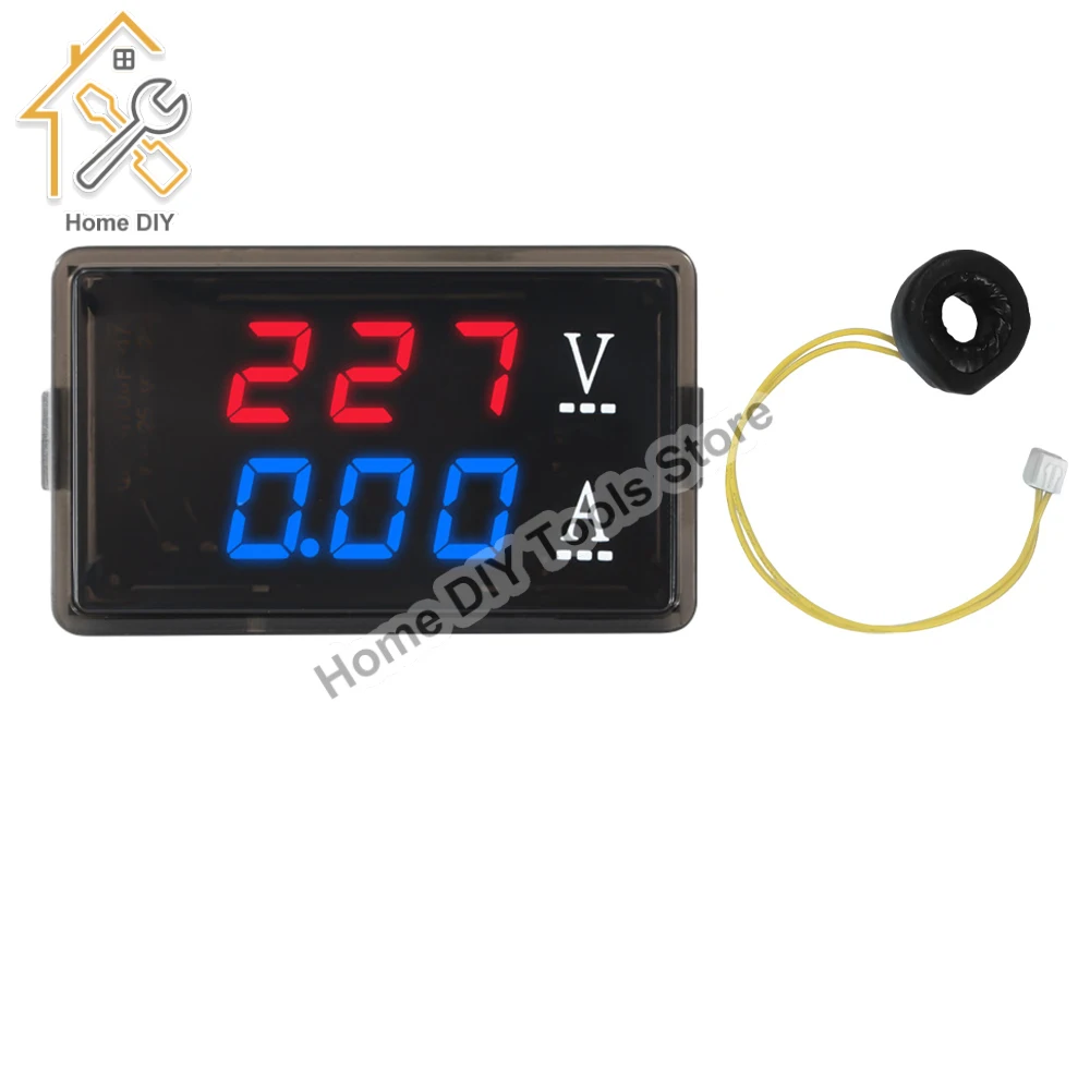 AC 70-480V 10A/100A Digital Voltmeter Ammeter 0.56\