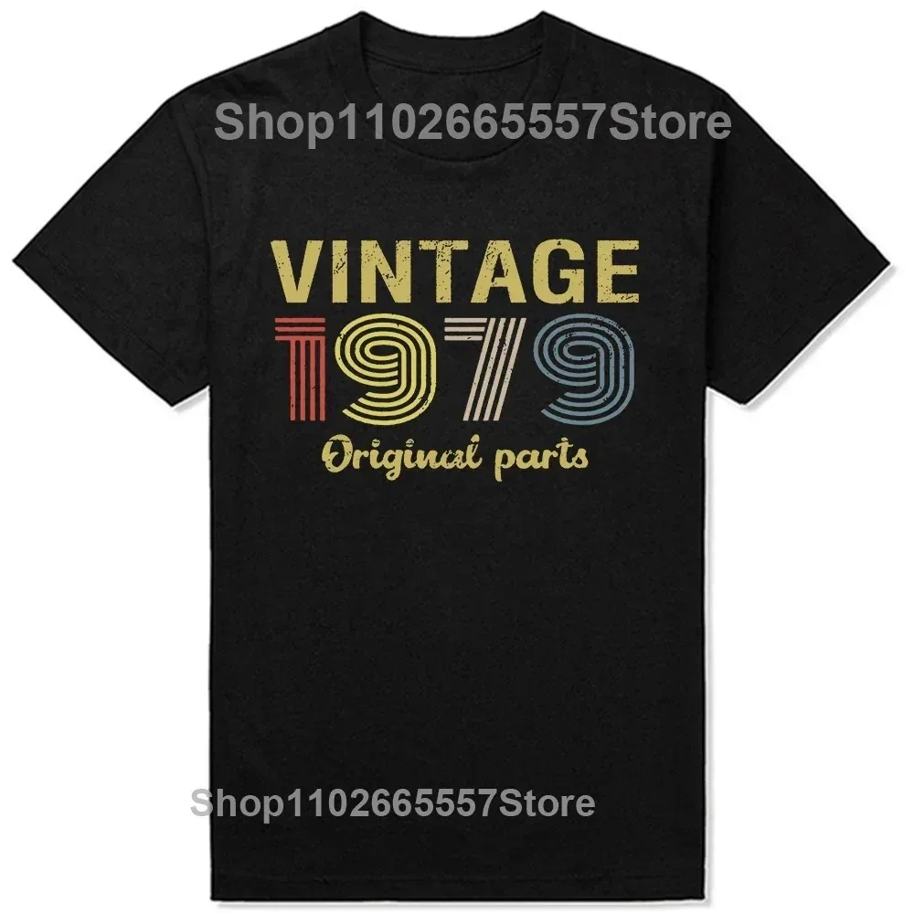 Hot Sale Made In 1979 Limited Edition 45 Years Of Being Awesome T Shirts Gifts Cotton Summer Tees Tops Men Short Sleeve T-shirt