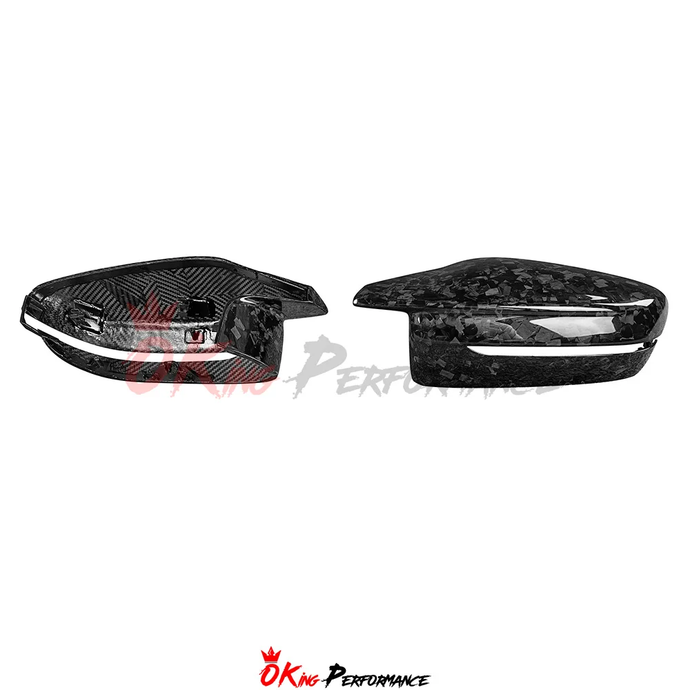 Forged Dry Carbon Fiber Replace Mirror Cover For G82 M4 G80 M3 RHD