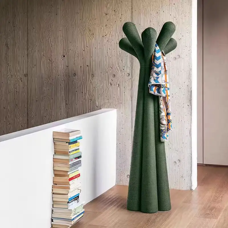 الحديثة بسيطة الجرف معطف الرف فروع الألياف الزجاجية الفطر شماعات النسيج زخرفة غرفة نوم