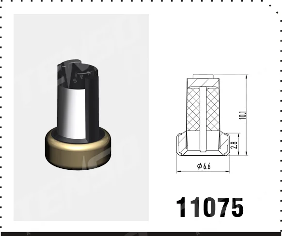 

100pcs Fuel Injector Kits Nozzle filter 6.6x10.1mm 11075