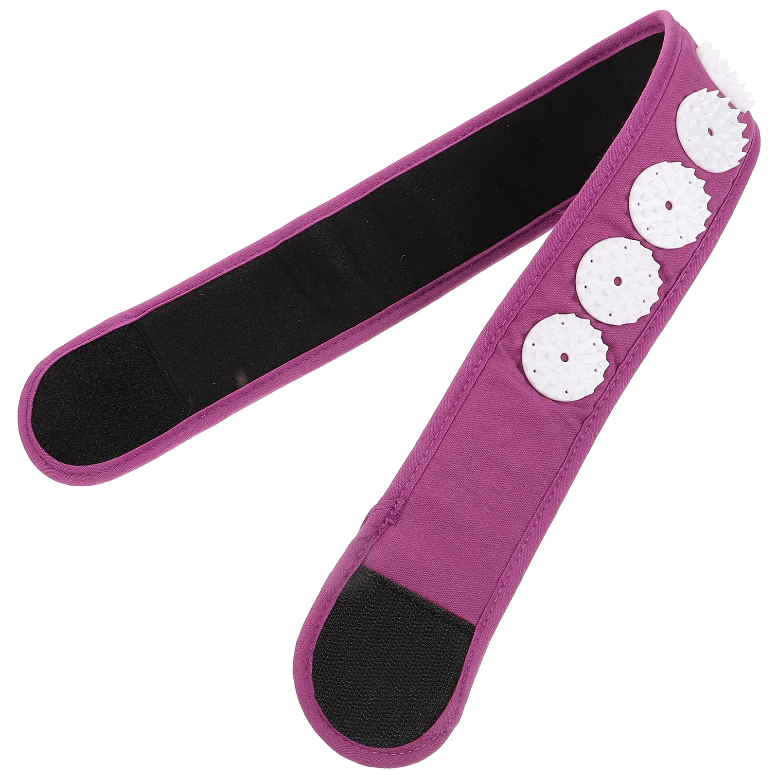 Comfort Acupressure Headband Purple Multi-Use Lightweight Portable Yoga Accessory Neck Wrap Relaxation Daily Use Massage