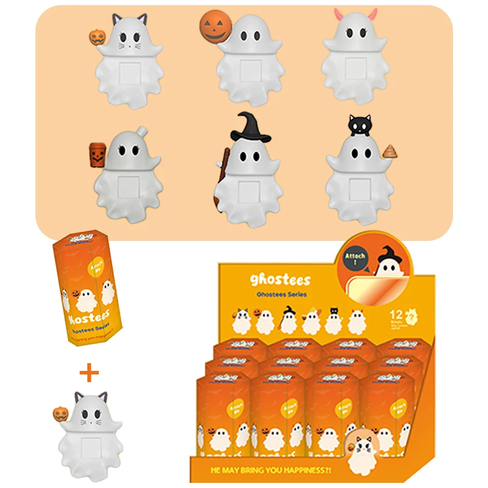 リトルエンジェルドール ゴースティーズシリーズ ブラインドボックス かわいい手作り ハロウィン携帯電話ペンダントアクセサリー 貼り付けギフト